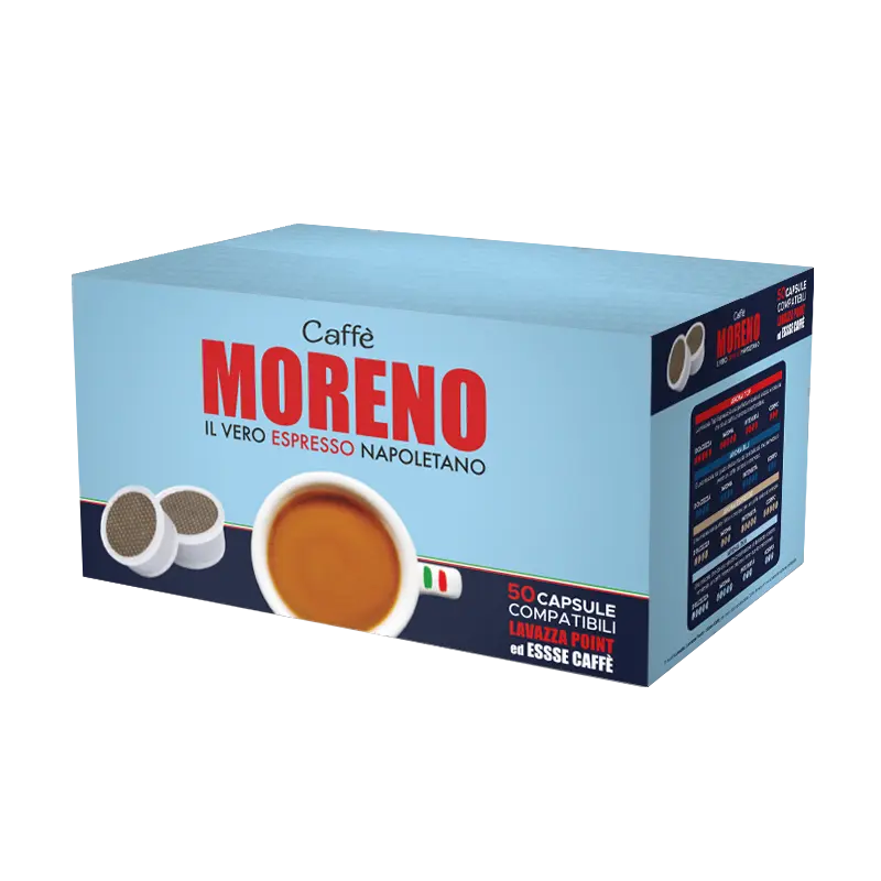 COMPATIBLE CAPSULES ESPRESSO POINT FAP® BLEND ESPRESSO BAR- CAFFE' MORENO