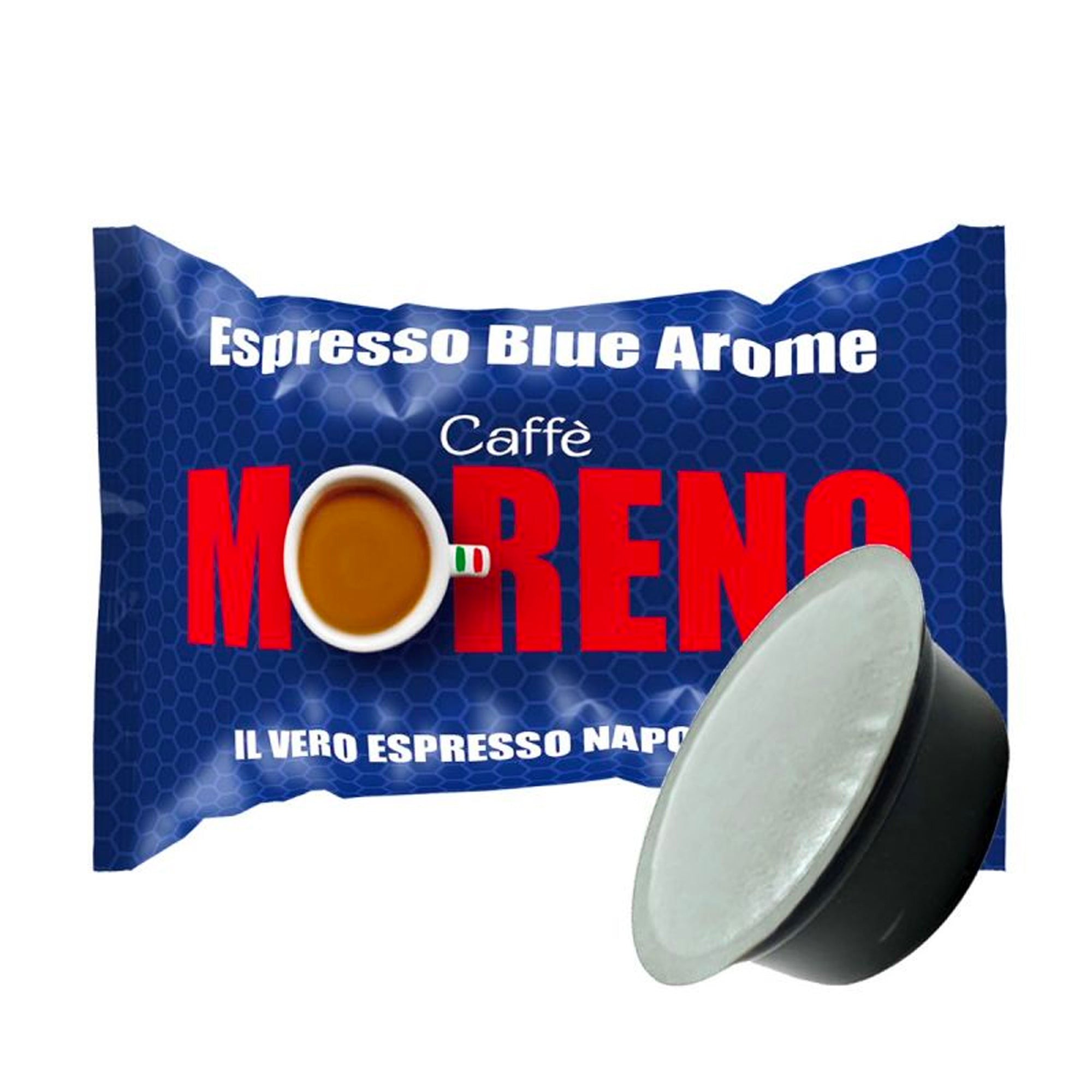 COMPATIBLE CAPSULES A MODO MIO® BLUE AROME BLEND - CAFFE MORENO