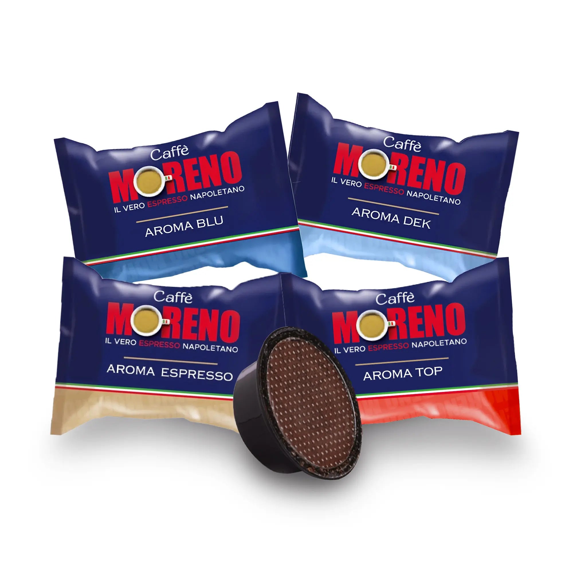 TASTING KIT 200 CAPSULES CAFFE MORENO Compatible A MODO MIO® 4 BLENDS 