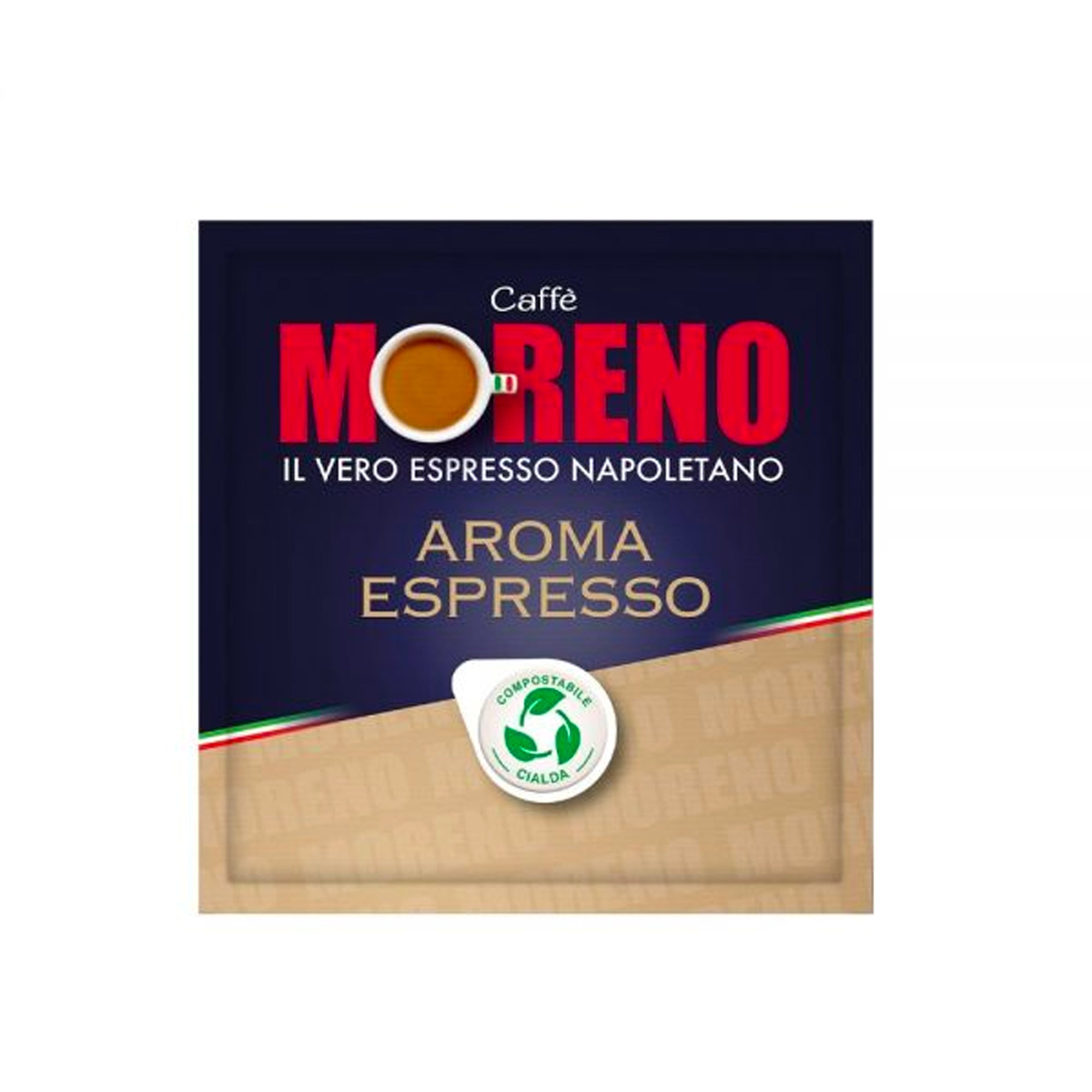 ESE COMPOSTABLE PODS 44 MM ESPRESSO AROMA BLEND - CAFFE' MORENO