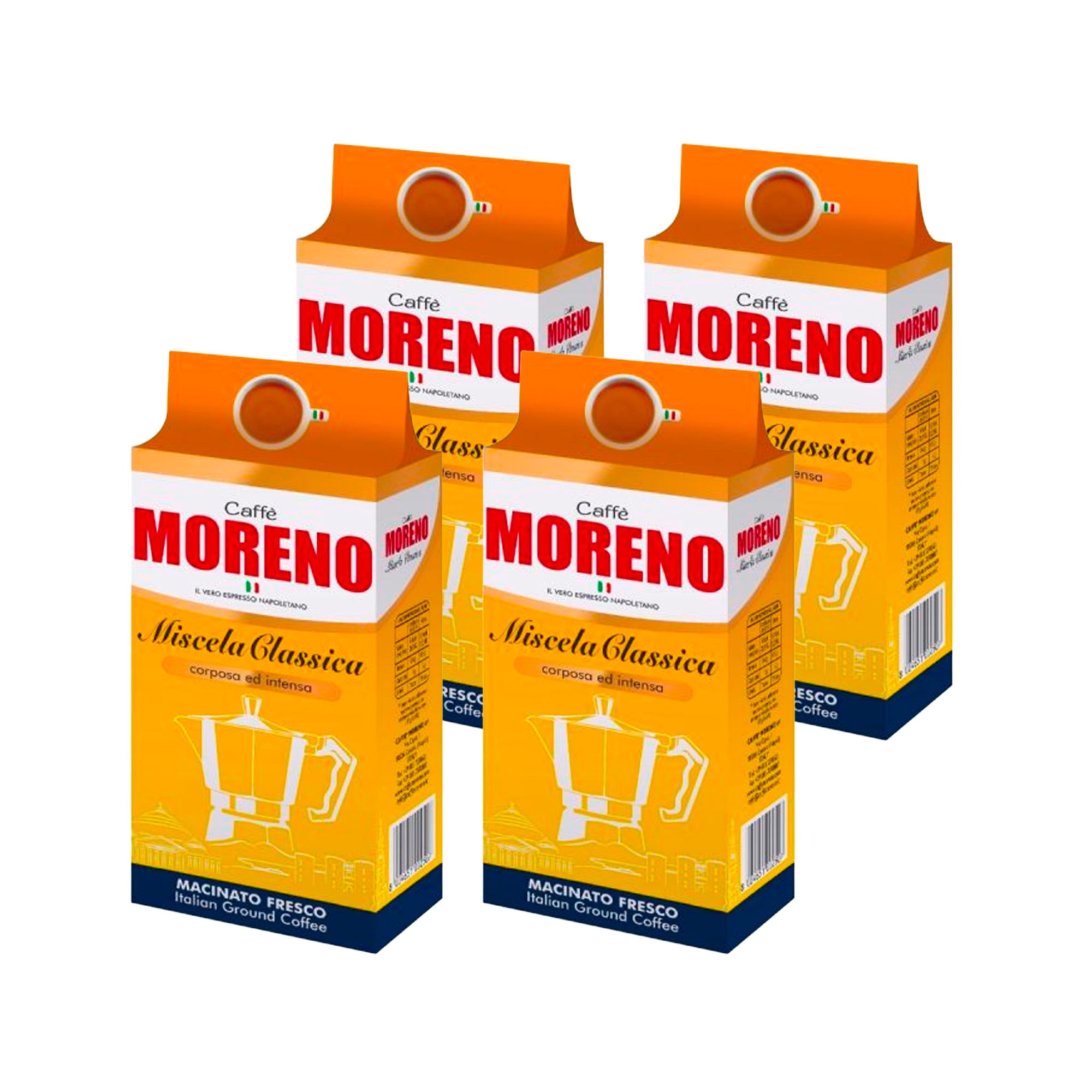 CAFFE' PER MOKA MACINATO MISCELA CLASSICA-CAFFE' MORENO