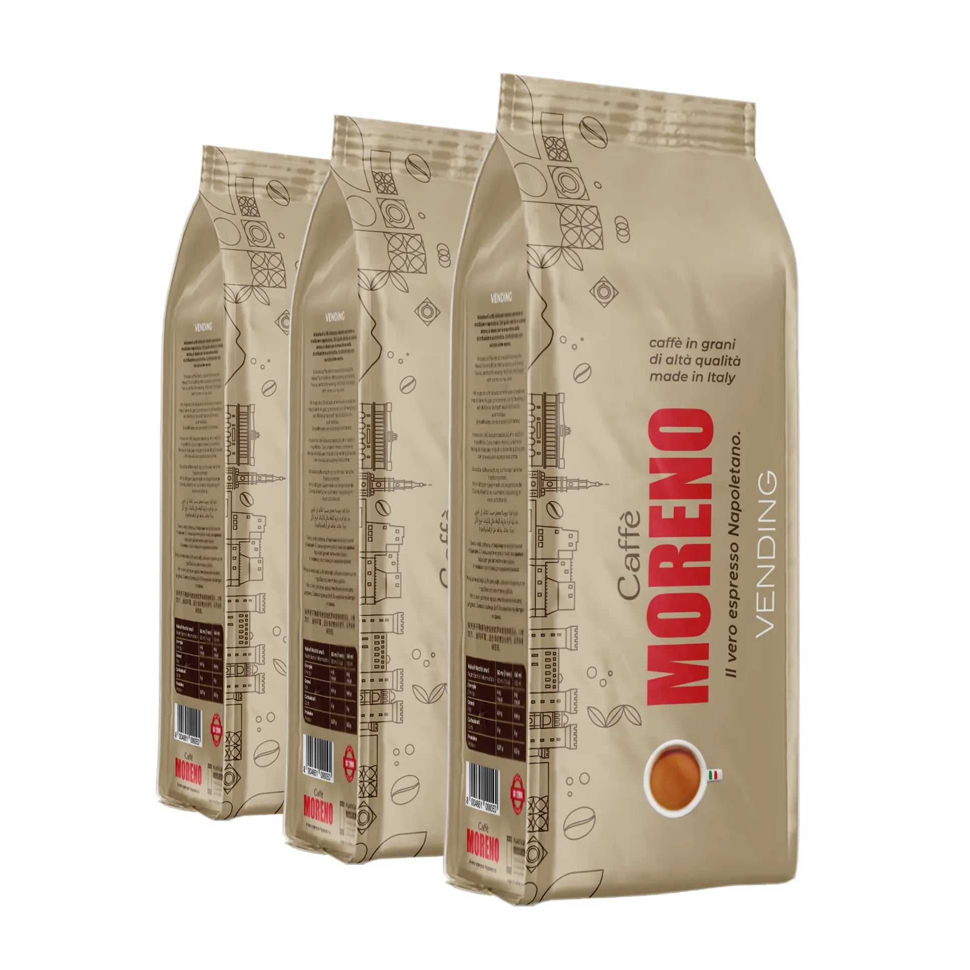 Blend of Vending Coffee Beans - Caffè Moreno