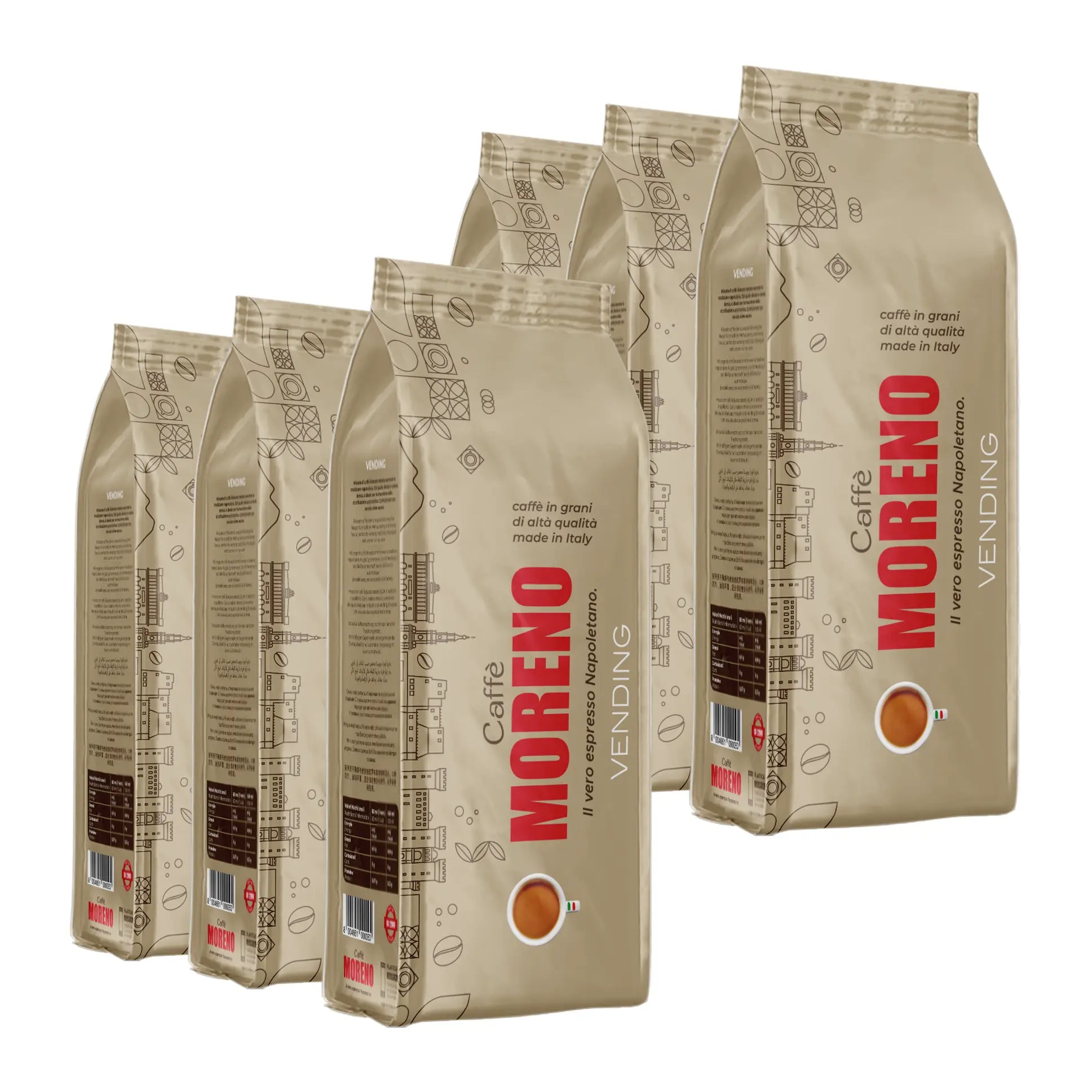 Blend of Vending Coffee Beans - Caffè Moreno